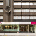 Front of the mercure glasgow city hotel in daylight