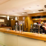 The bar and lounge at mercure glasgow city hotel